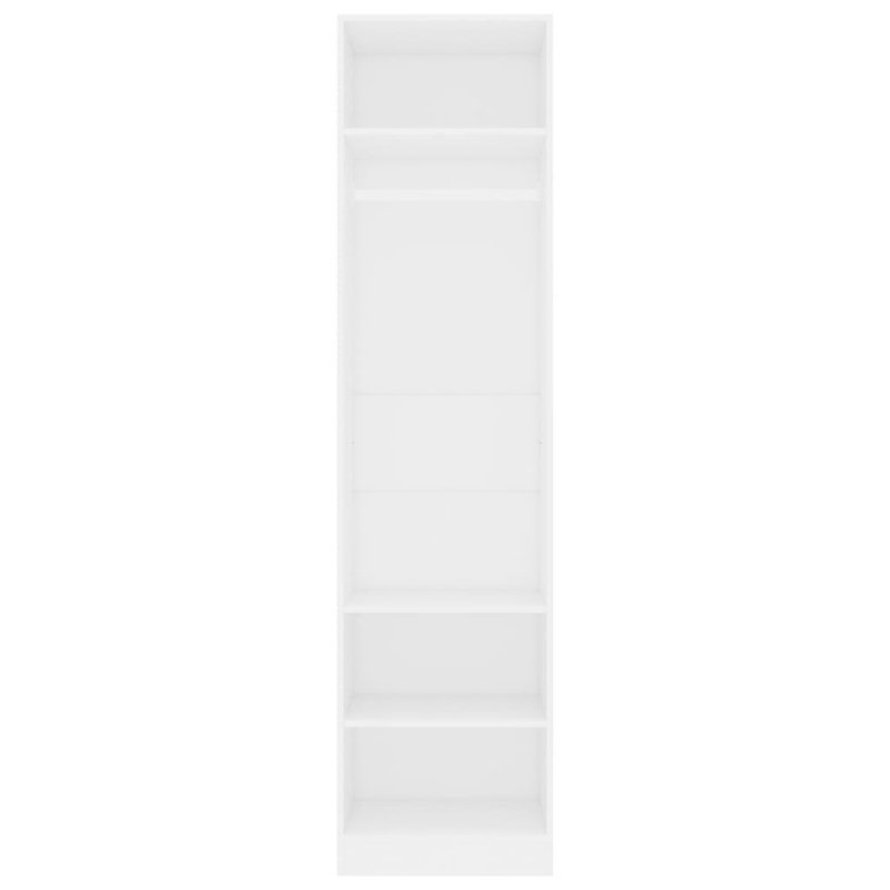 Abhainn Solid + Manufactured Wood Wardrobe, White