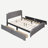 Upholstered Platform Storage Bed-1467309266