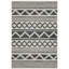 Tapis intérieur / extérieur à motif géométrique beige / bleu Abdur-Rahman-1444479386