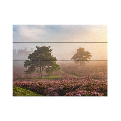 Leif Londal  Beautiful Morning. Wood Slat Art