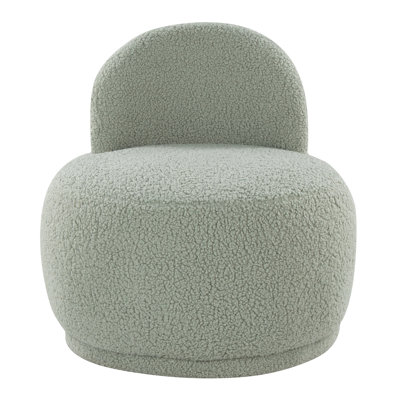 Alara Side Chair with Sherpa Fabric
