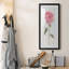 Peinture sur papier encadrée-504743153