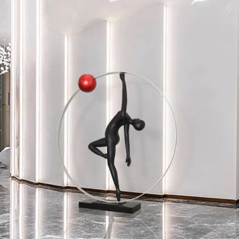 Flanery 79'' Black LED Novelty Floor Lamp