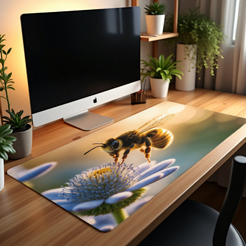 Polyester Desk Pad, 14.4x12.1