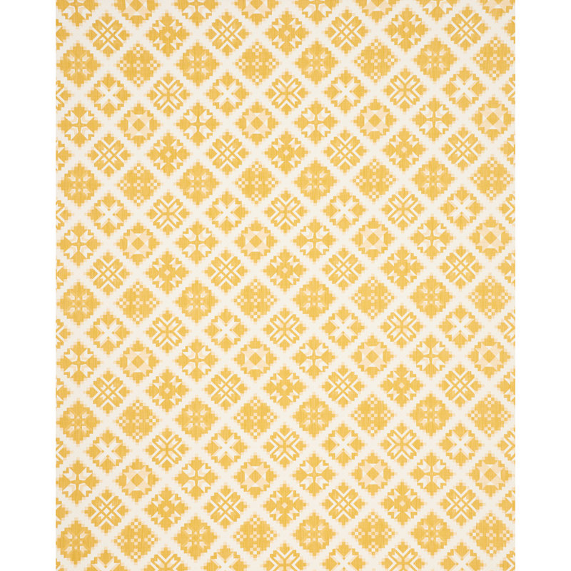 Tristan Cotton Blend Fabric, Yellow