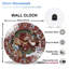 Horloge murale de Noël 12 po