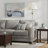 Beige and Brushed Nickel Three-Piece Lighting Set