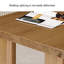 Bureau rectangulaire en bois massif Burlywood-937068786