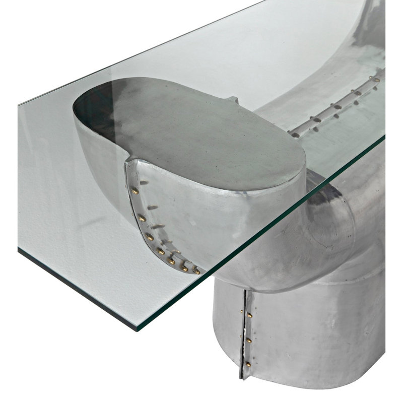 Titan 69'' W Glass Console Table