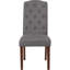 Chaise parsons Prompton avec pieds en acajou-692434462