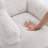 Compression 37"W Soft Teddy Adult Foam Filled Bean Bag Chairs,Ivory White-1958847498