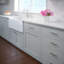 Bouton d'armoire de bar excentré en nickel satiné de 1-7 / 8 po Flynn-43037445