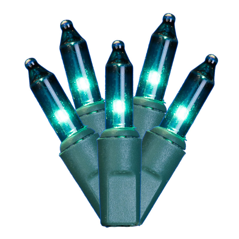 Mini Christmas String Light Set, Clear, 100