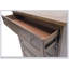 Commode élégante à 5 tiroirs en taupe avec beaucoup de rangement et facile à assembler pour les maisons modernes