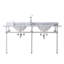 Empire 62.24'' W Double Bathroom Vanity Base-321732482