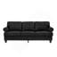 Canapé en cuir de vache de style moderne et classique avec clous-90990400