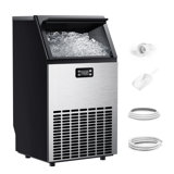 Simzlife 100lb. Daily Production Cube Freestanding/Under Counter  Commercial Ice Maker