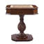 Cherry Game Table with Pedestal Base