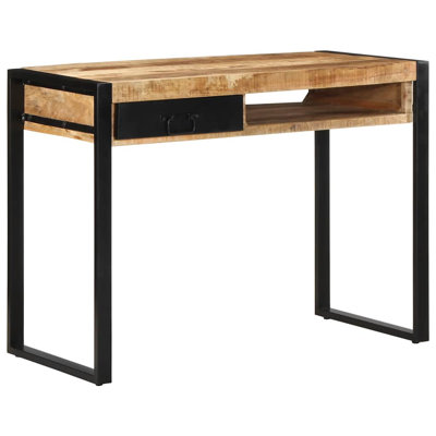 Alvia Solid Wood Writing Desk
