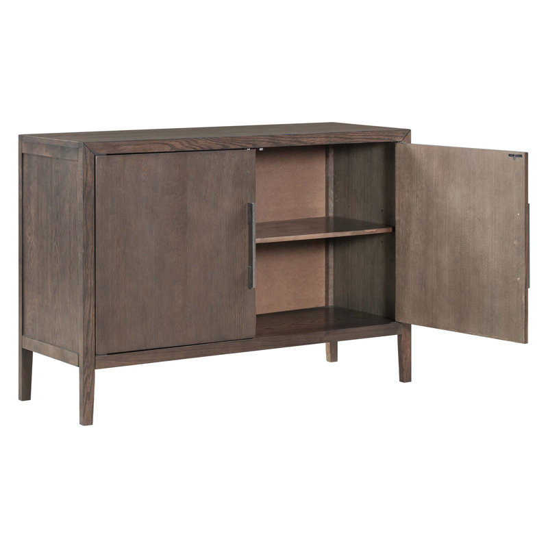 Rustic Storage Cabinet Sideboard, Espresso