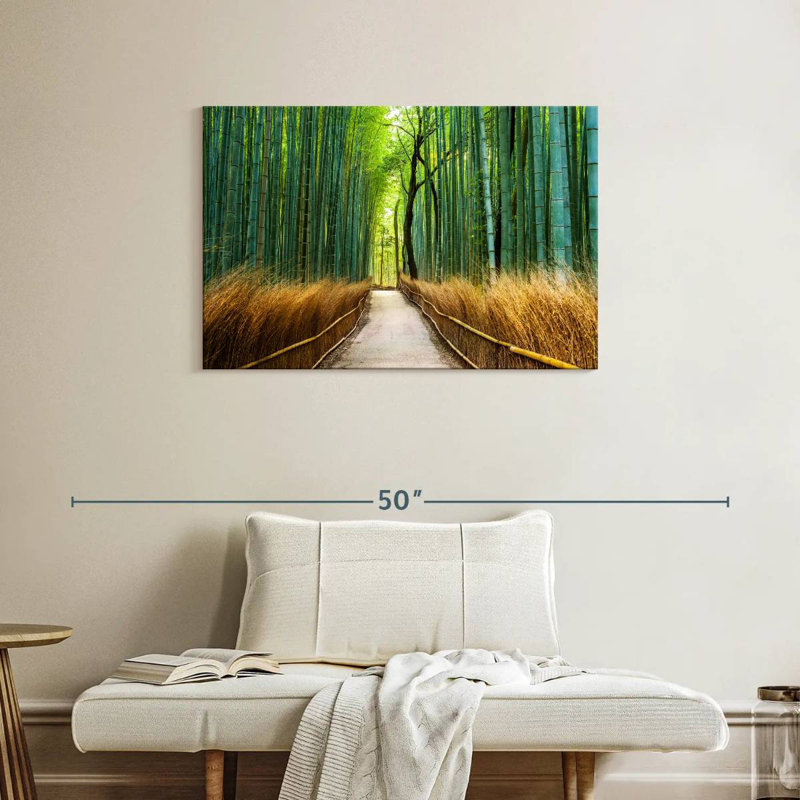 Ravi Arashiyama ancienne forêt de bambous, H 24 po x l 36 po