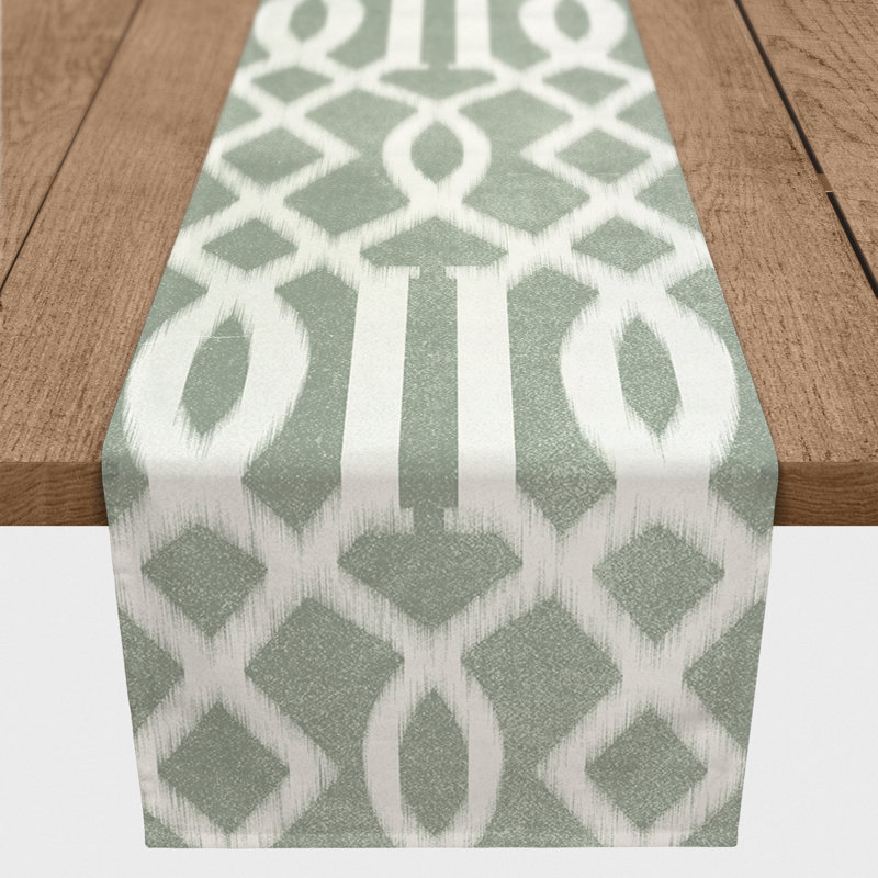Jak-John Table Runner, 90" x 16", Green