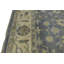 Tapis décoratif gris en laine noué à la main de style oriental Zelda
