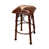 Motif brun antique / poils sur cuir