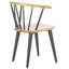 Baek 45cm Solid Spindle Back Arm Chair-94489963