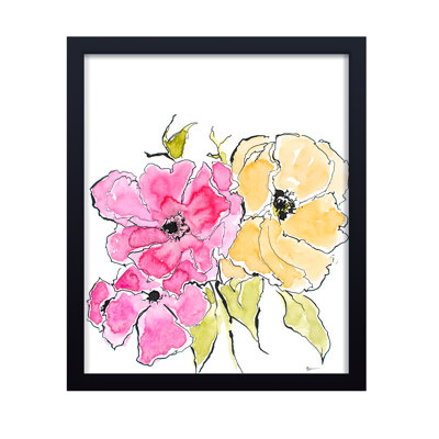 «Nature Inspired Flowers for Mother» par Chauncey Jacks - Œuvre d'art encadrée