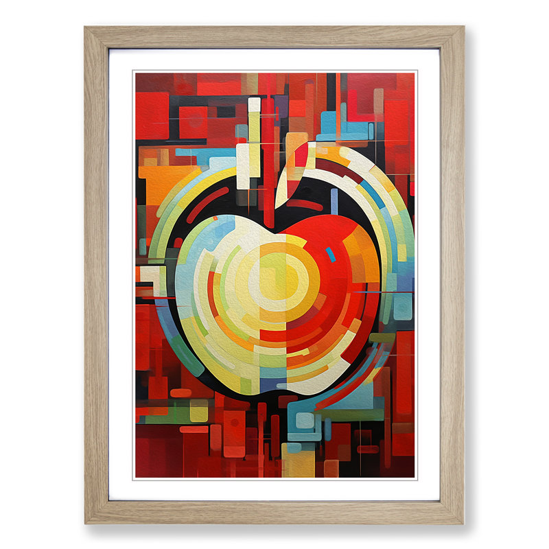 Apple Constructivism No.2 - Framed Print
