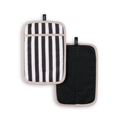 Botanical Stripe Potholder Set