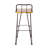 DENALI INDUSTIAL WOOD AND METAL BARSTOOL