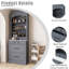 Grand bahut autoportant avec plateau en faux marbre-440596214-440596215