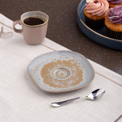 Soucoupe artistique en porcelaine | Forme inégale,