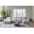 172"W Oversized 6 Piece U Shape Down Modular Cloud Sectional Sofa with Movable Ottomans & Wider Deeper Seat-2033461280