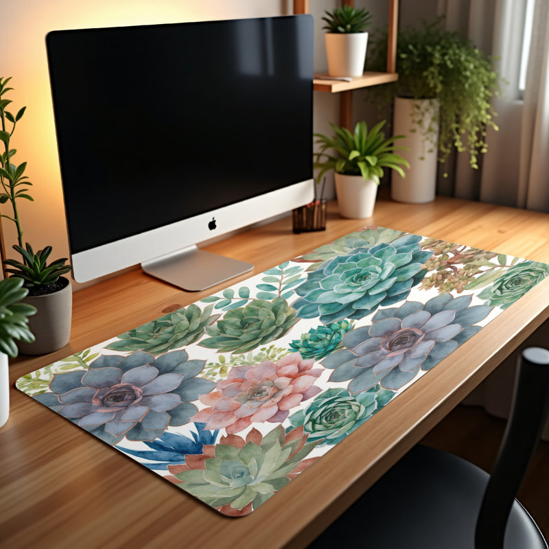 Polyester Desk Pad, 14.4x12.1