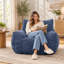 Fauteuil à billes en velours côtelé Compression-1697409104