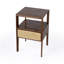 Vardo 1 Drawer Cane Nightstand