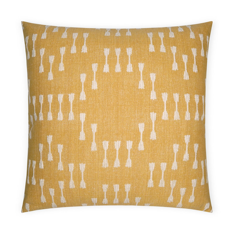 Purnima Pillow Cover & Insert, Square 22", Sunshine