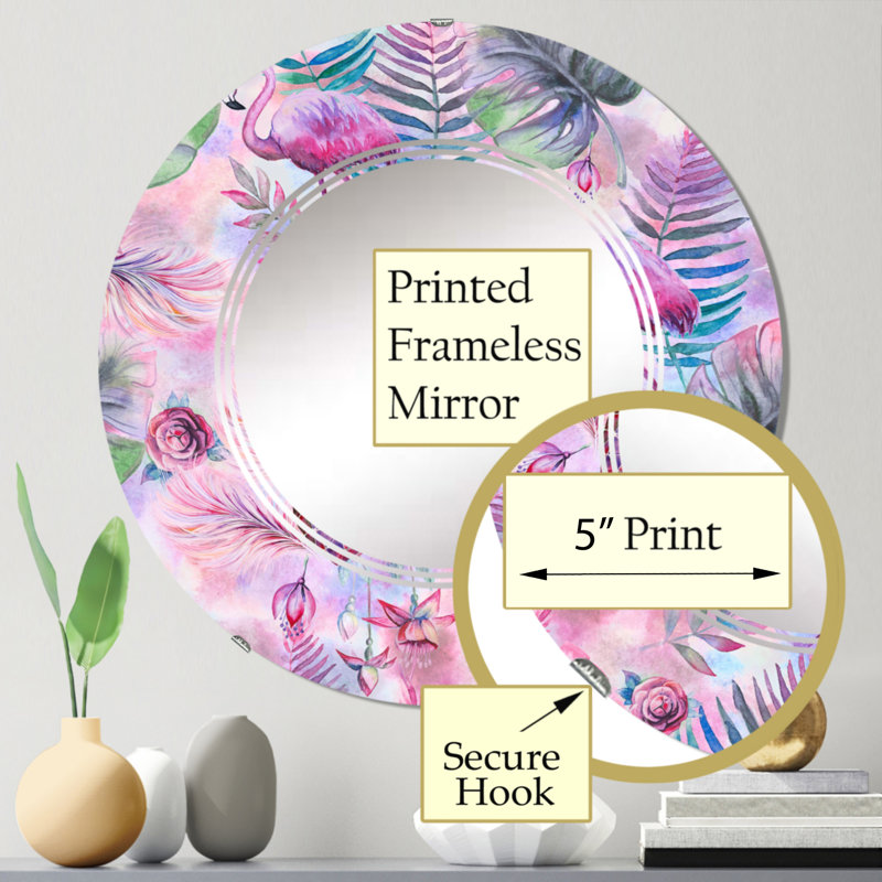 Miroir de salle de bain sans cadre, 24 po x 24 po