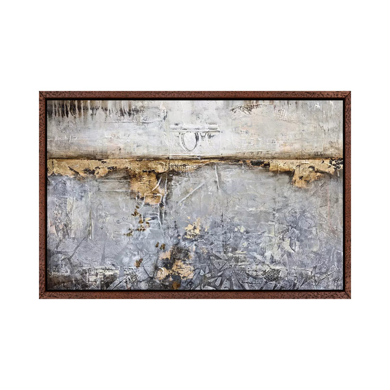 Of Other Times - Painting on Canvas, 101.6 cm H x 66.04 cm W, Classic Brown Wood Framed