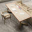 Bureaux rectangulaires en bois massif brun-103248009