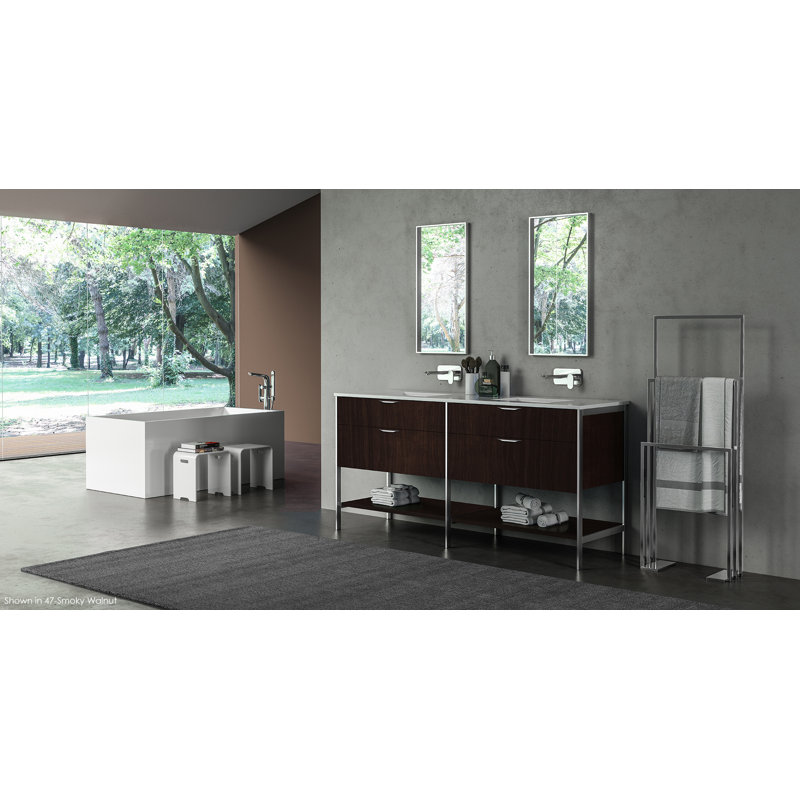 Aquasei 59.12'' L Freestanding Soaking Bathtub