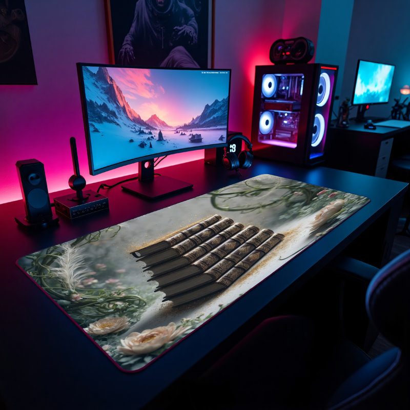 Polyester Desk Pad, 23.6x13.8