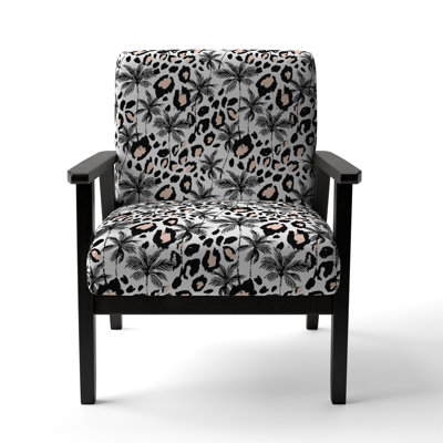 Black Palm Trees - Chaise d'appoint rembourrée Cabin & Lodge