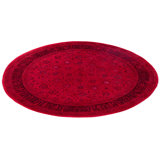 Overdyed Hand-Knotted Wool Modern-Contemporary Pink Area Rug 8' 2" x 8' 2"