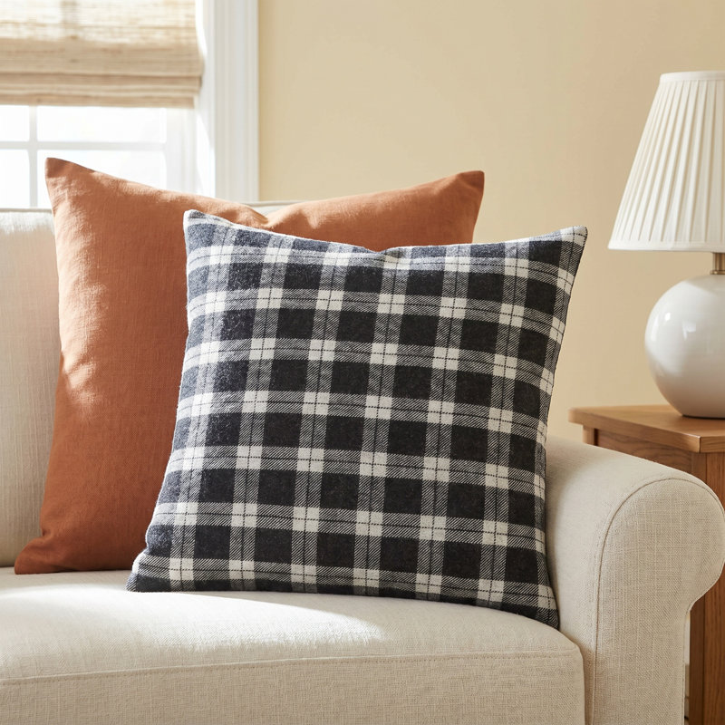 Sabion Square Throw Pillow Cover & Insert, 20" x 20", No Fill