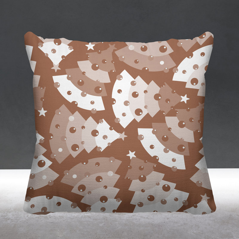 Coussin décoratif intérieur / extérieur Christmas Tree, Chair, 17 po x 17 po, Carré