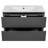 Carlota 34'' Free Standing Single Bathroom Vanity with Ceramic Top with Mirror